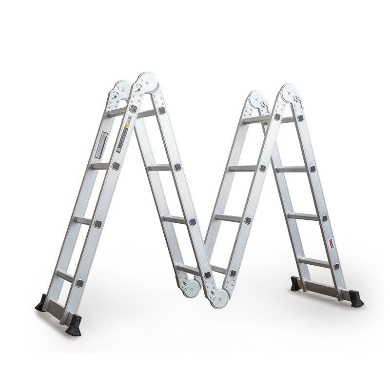 BULLET Pro 4.7m Multi-Purpose Ladder Aluminium Extension Folding ...